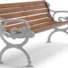Byarum soffa 3-sits natur/oljad mahogny