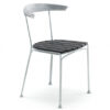 Dover stol varmgalv./svartlackerad furu
