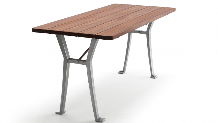 Lessebo matbord natur/oljad mahogny