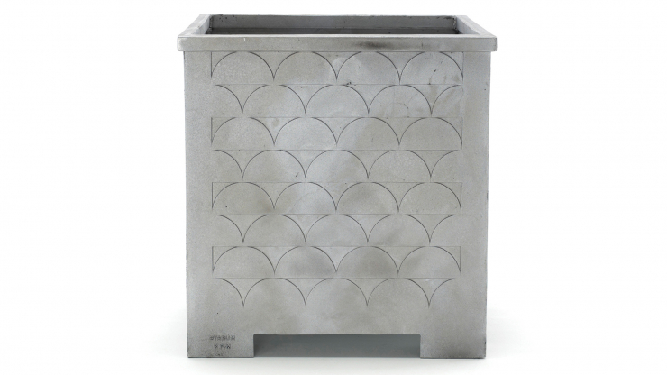 Relief växtkärl stor natur