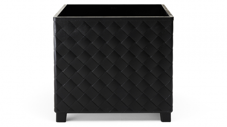 Näver växtkärl svart no.3