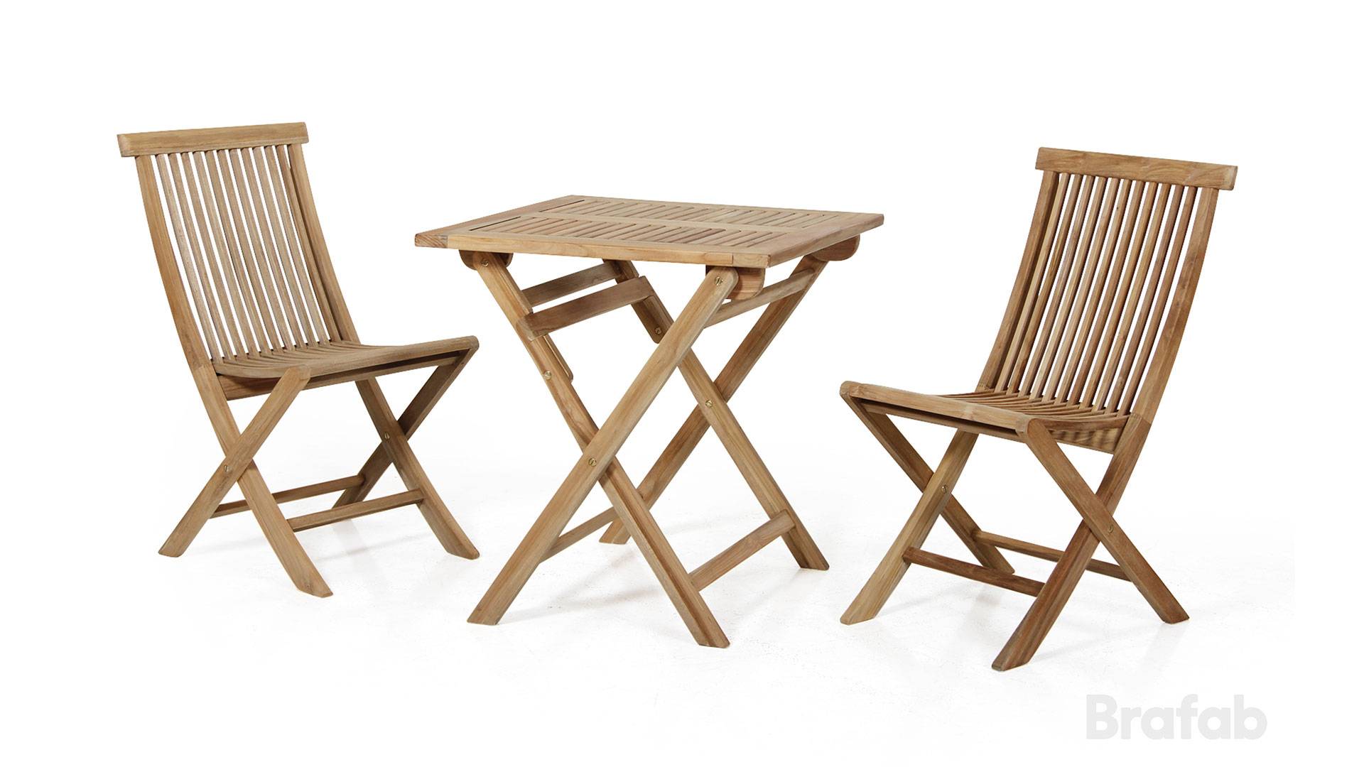 Turin cafégrupp teak