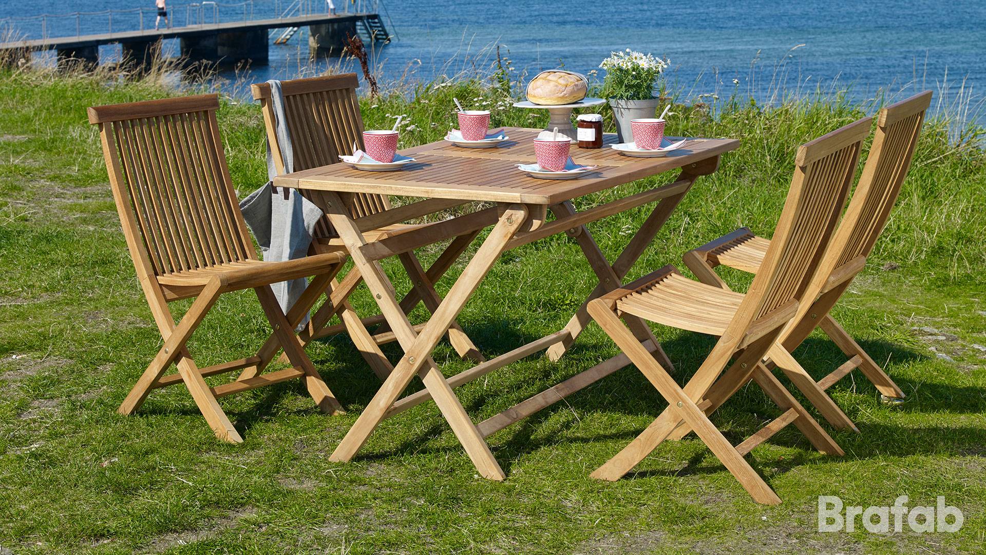 Turin matbord teak 140x80cm