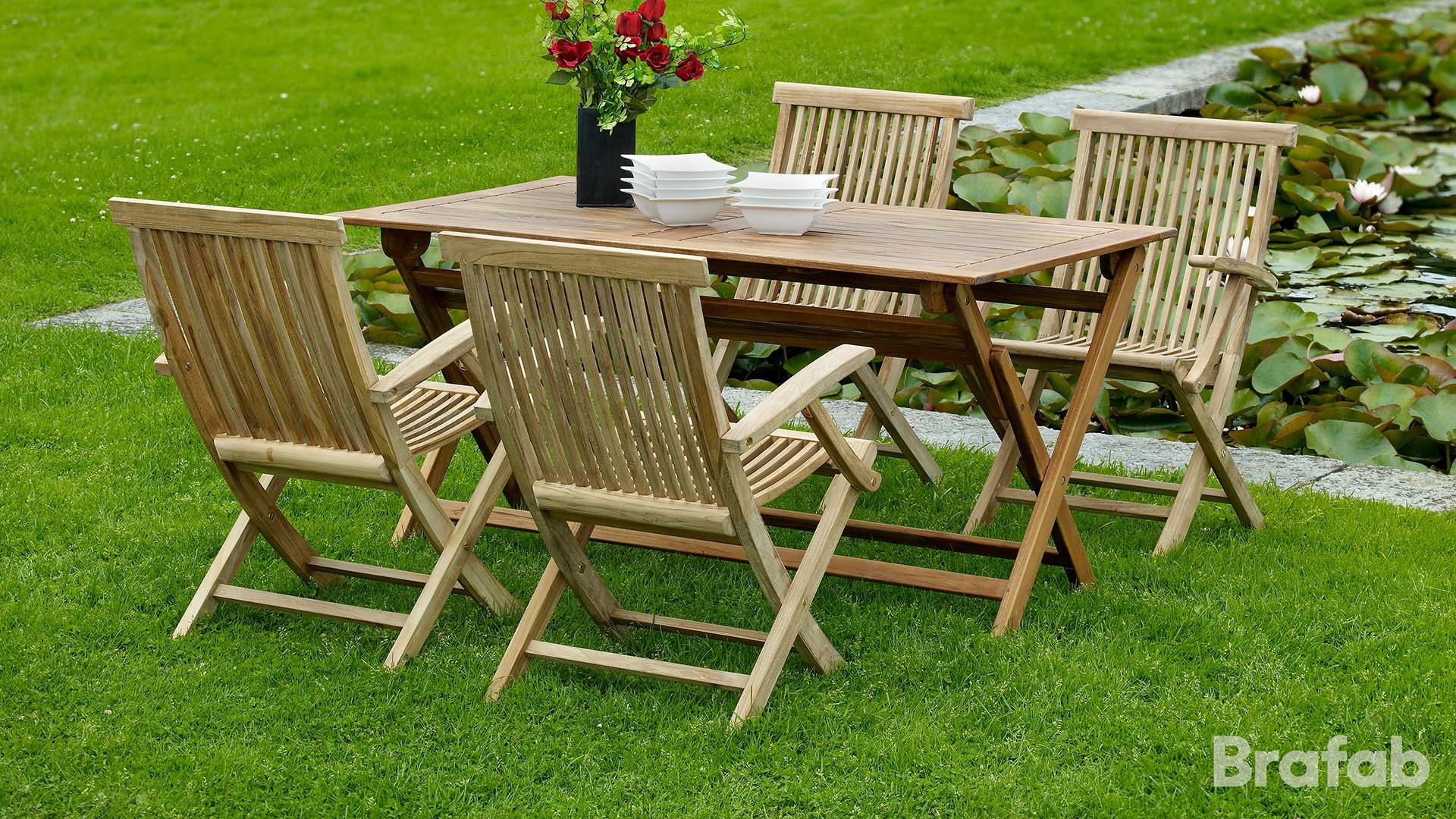 Turin matbord teak 140x80cm