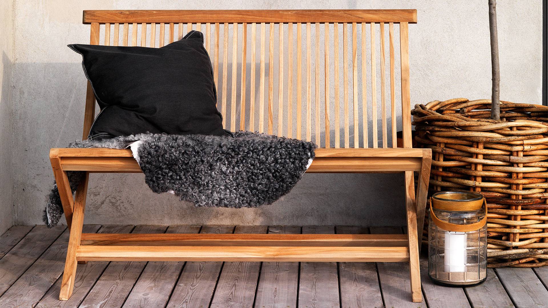 Turin soffa fällbar teak