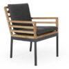 Zalongo karmstol teak/antracit