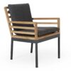 Zalongo karmstol teak/antracit