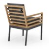 Zalongo karmstol teak/antracit
