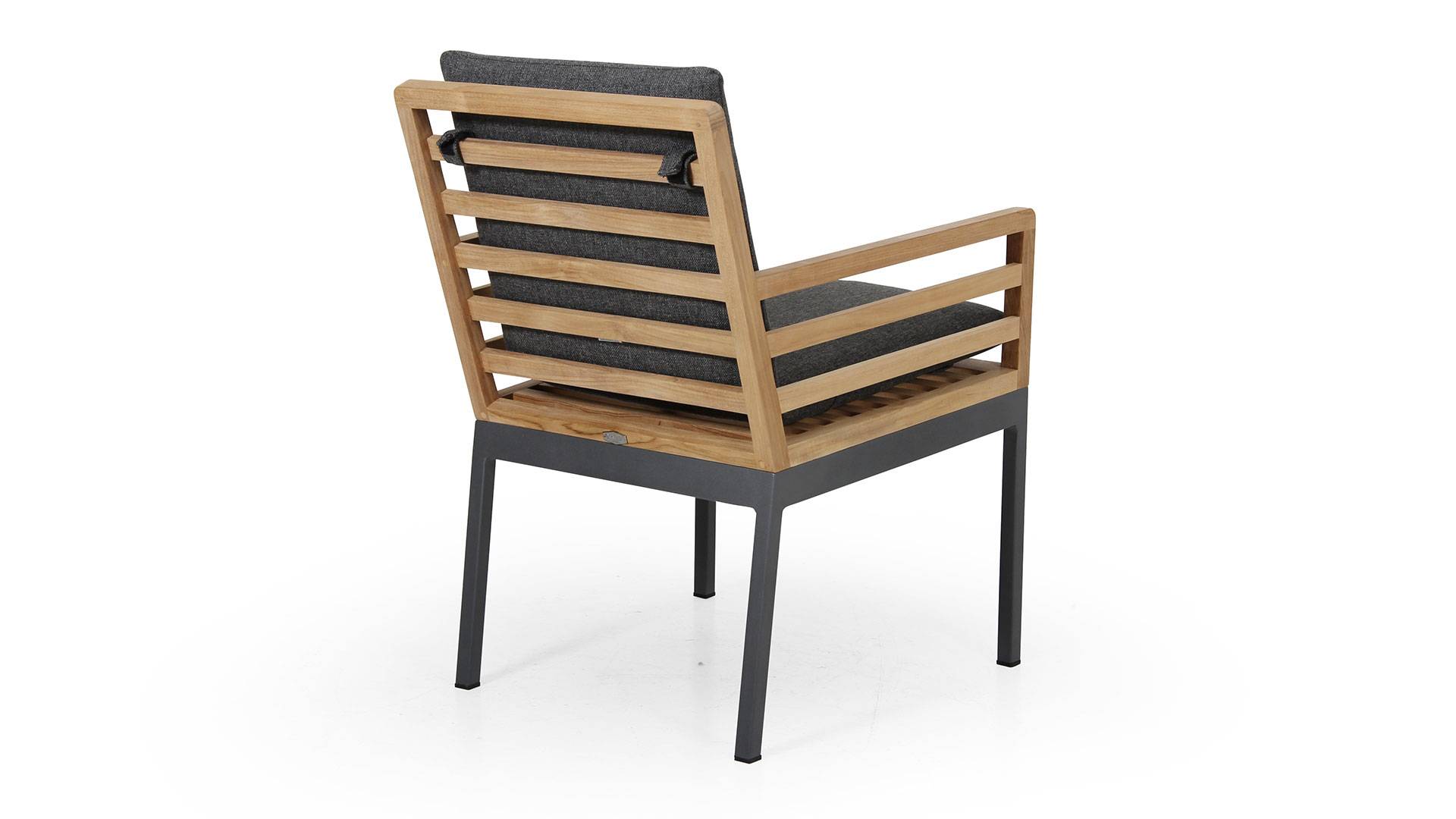 Zalongo karmstol teak/antracit