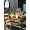 Zalongo karmstol teak/antracit