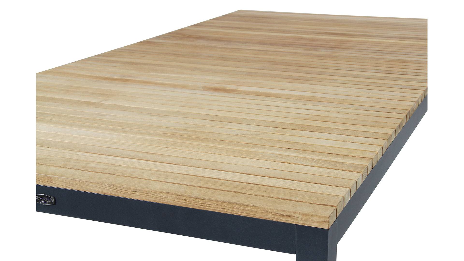 Zalongo matbord teak/antracit