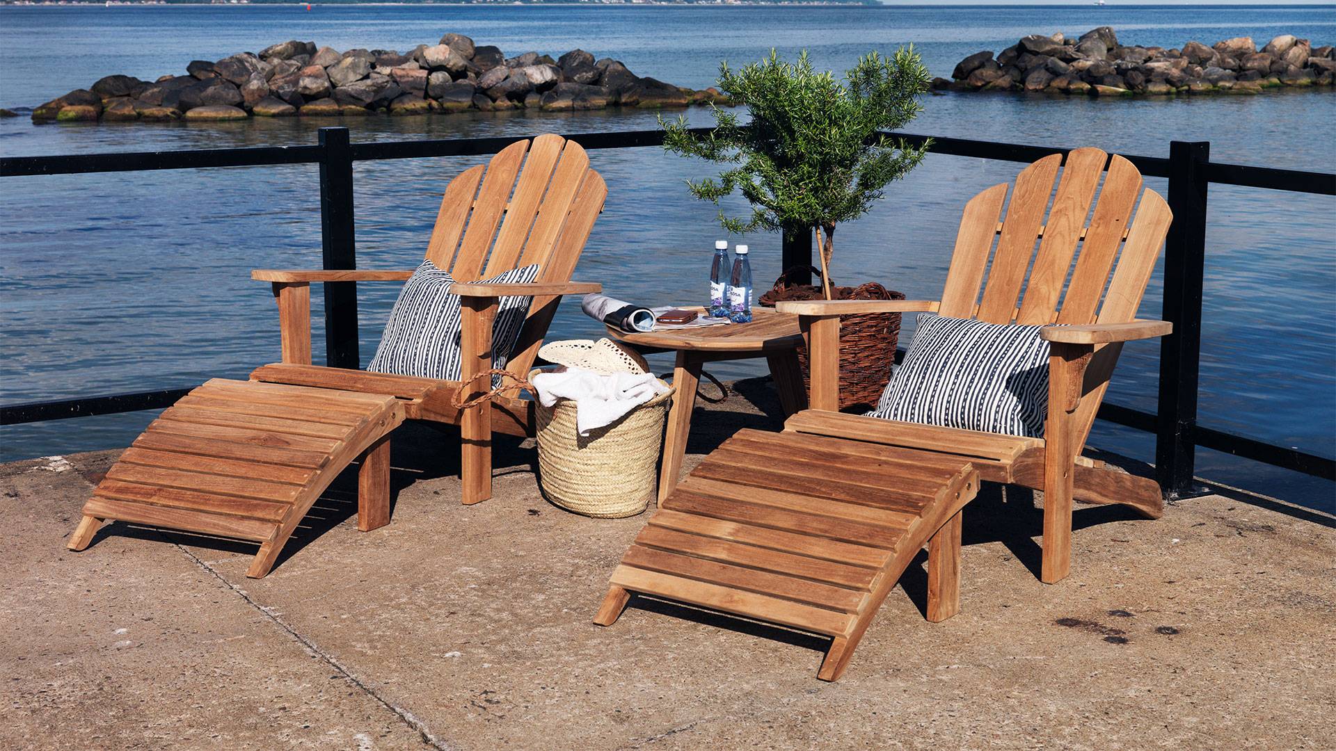 Margariti däckstol teak