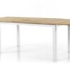 Lyon matbord vit/teak 152cm