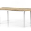 Lyon matbord vit/teak 152cm