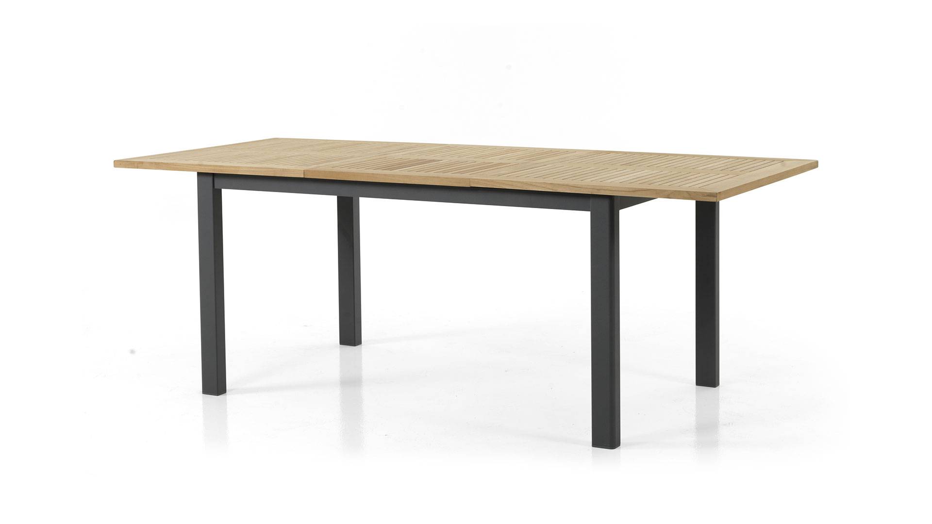 Lyon matbord svart/teak 152cm