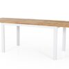 Lyon matbord vit/teak 194cm