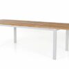 Lyon matbord vit/teak 224cm