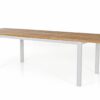 Lyon matbord vit/teak 224cm