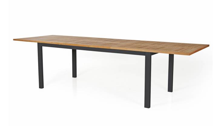 Lyon matbord svart/teak 224cm