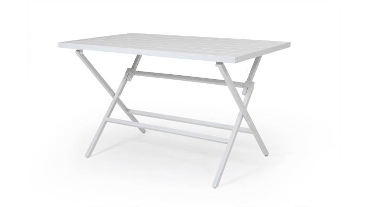 Wilkie cafébord vit 120x72cm