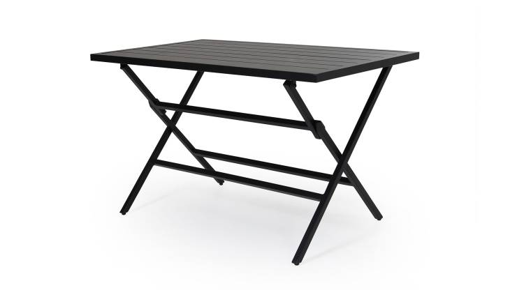 Wilkie cafébord svart 120x72cm