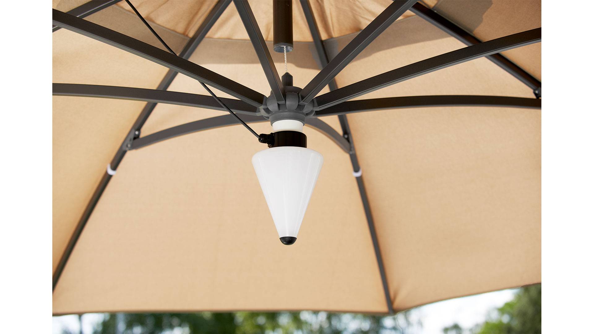 Easy Sun parasoll antracit 375cm