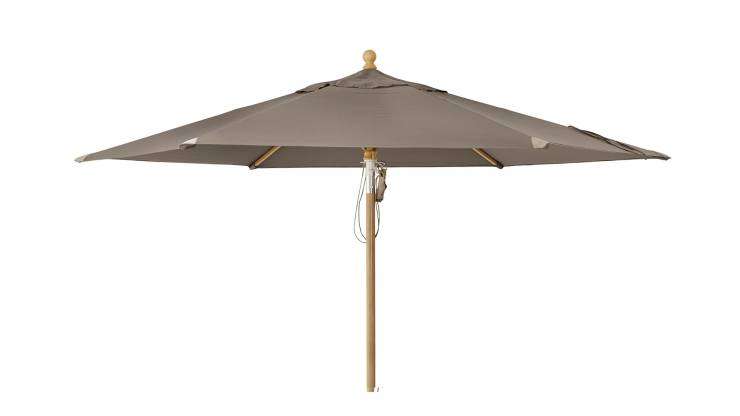 Parma parasoll taupe 350cm