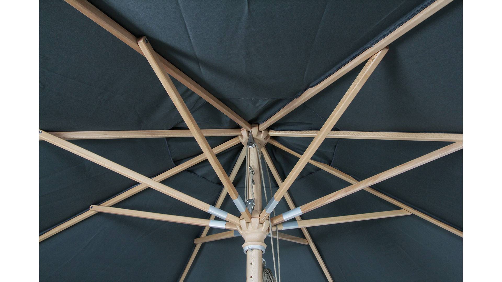 Reggio parasoll grå 300cm