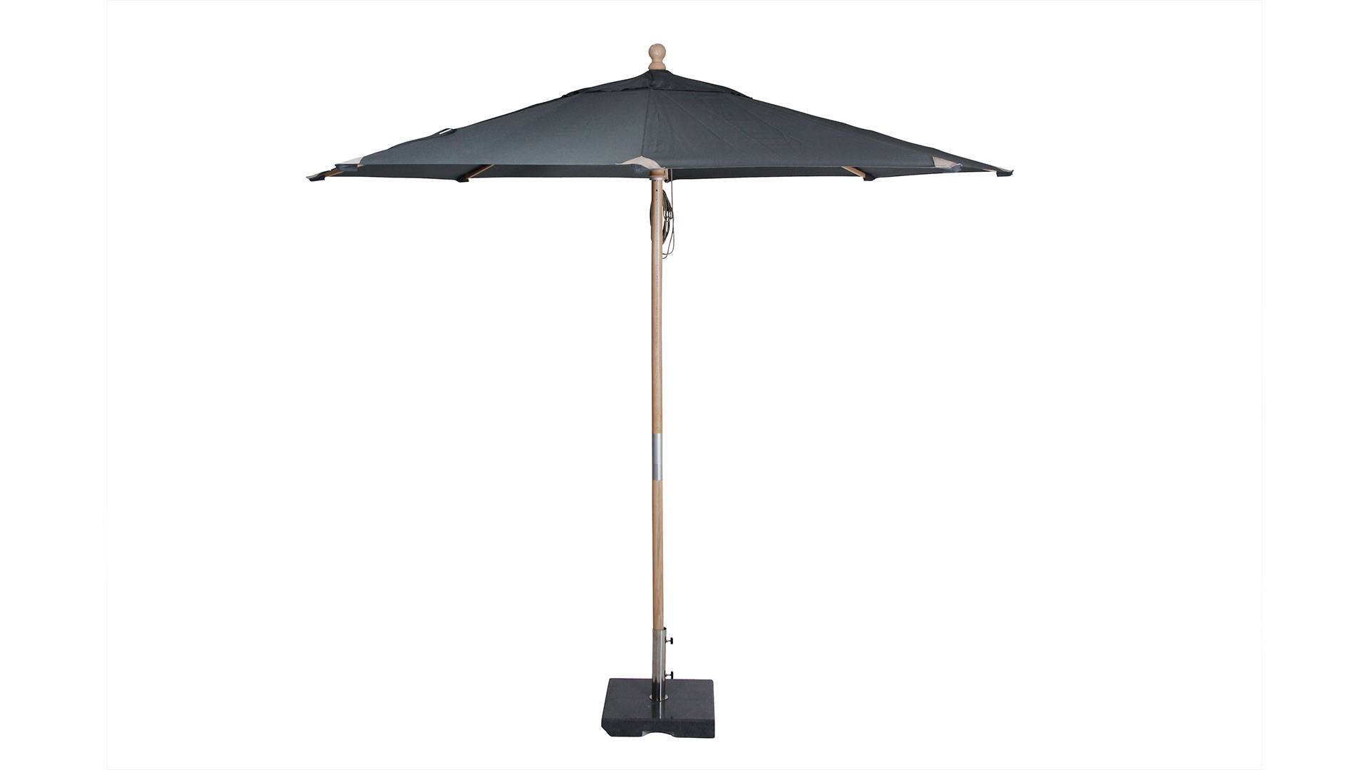 Reggio parasoll grå 300cm