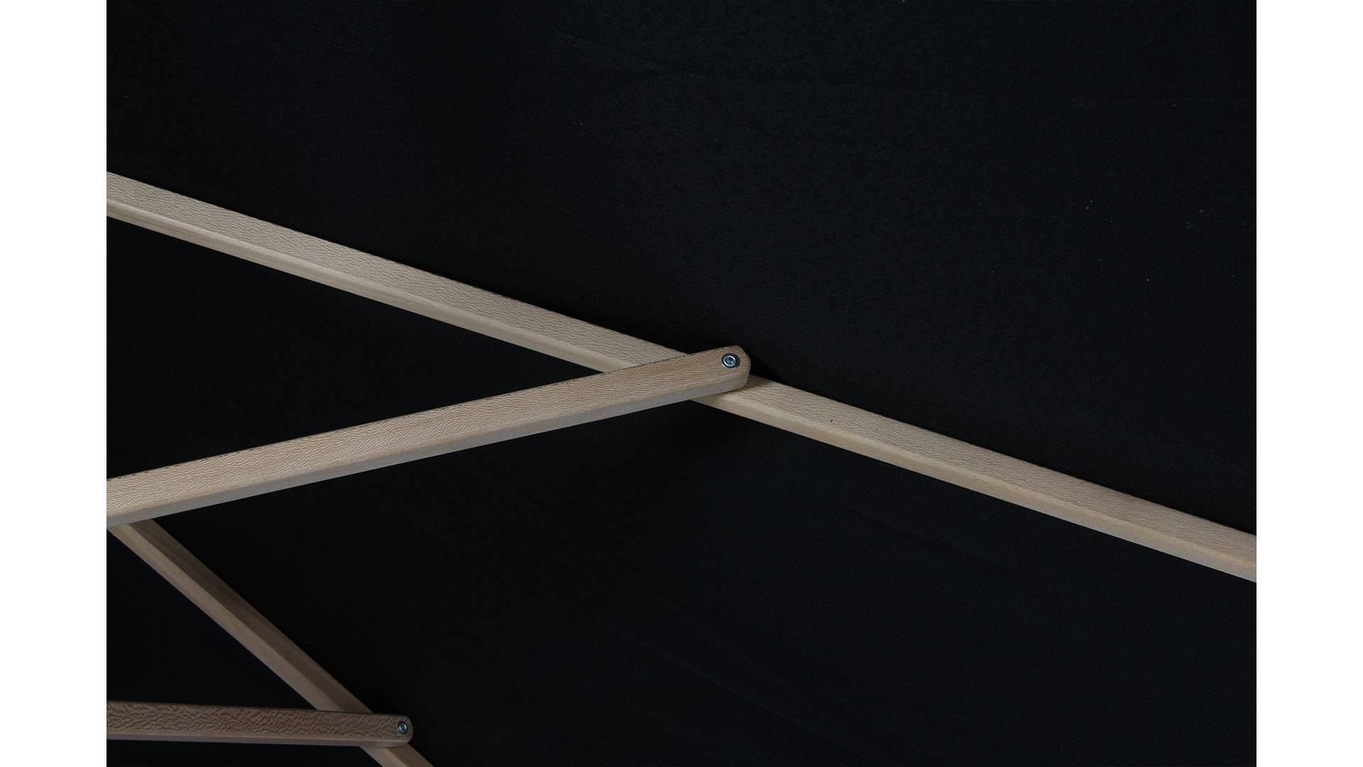 Reggio parasoll svart 300cm