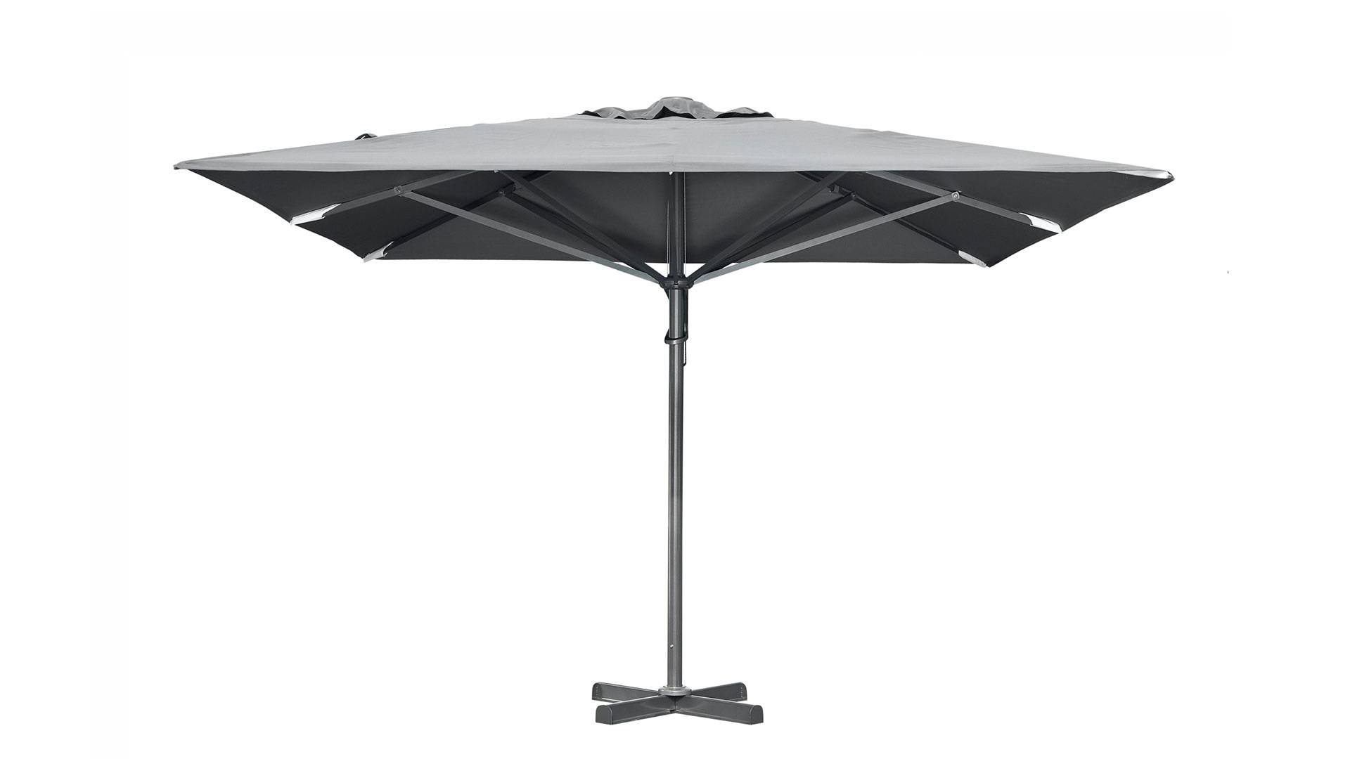 Paris parasoll grå 400x400 cm