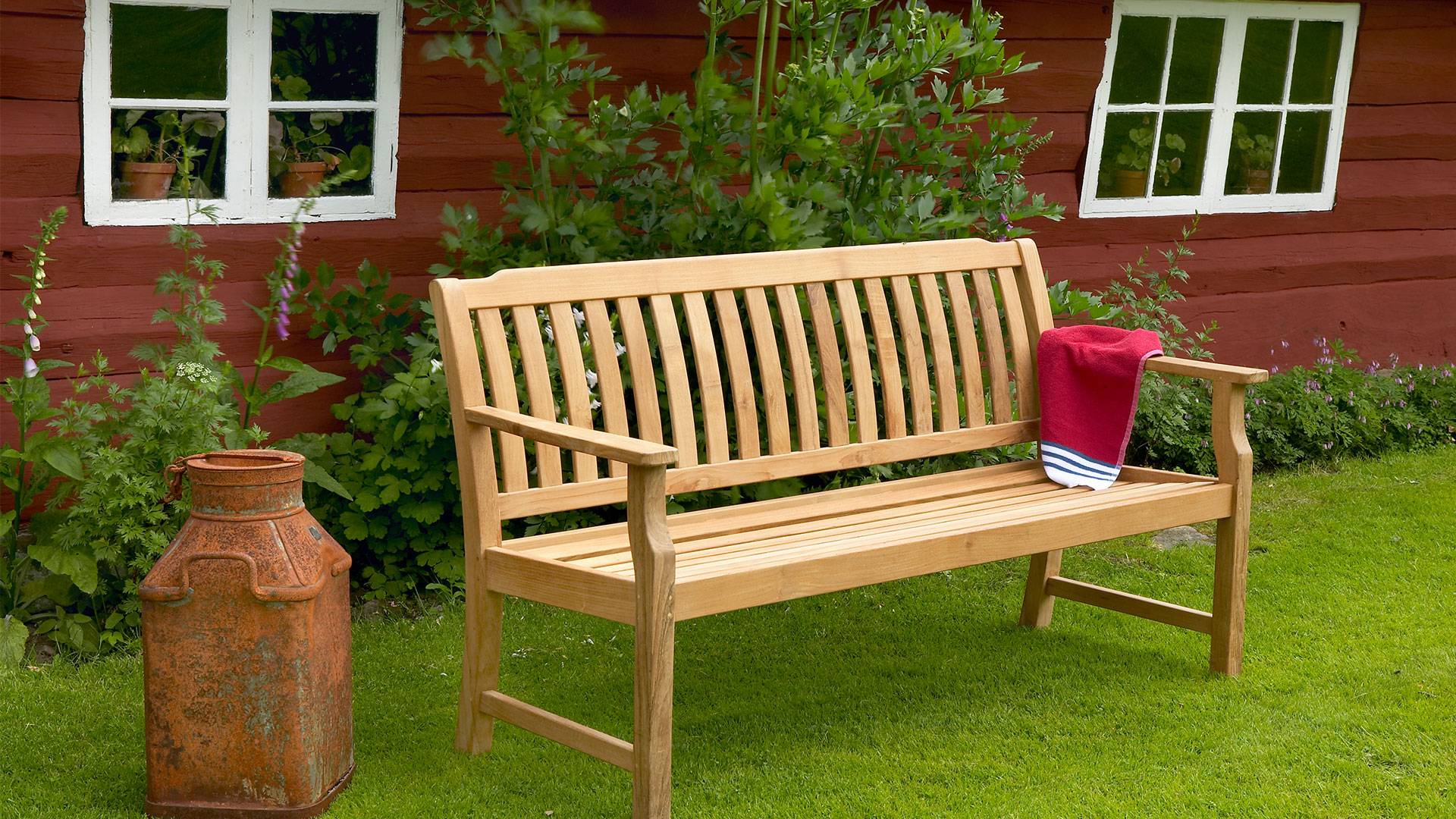 Nelson 3-sits soffa teak