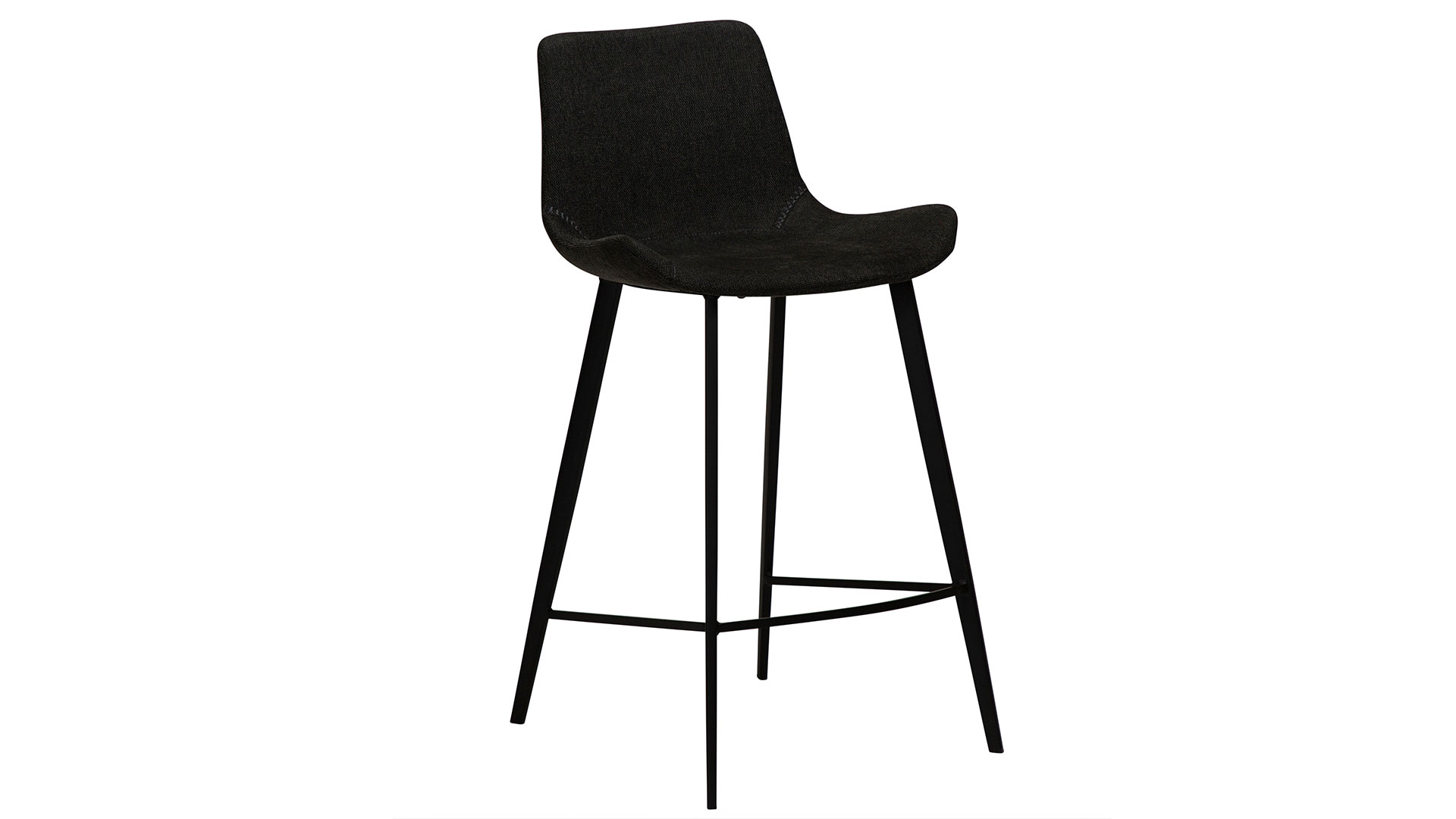 Hype barstol counter svart/svart tyg