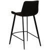Hype barstol counter svart/svart tyg