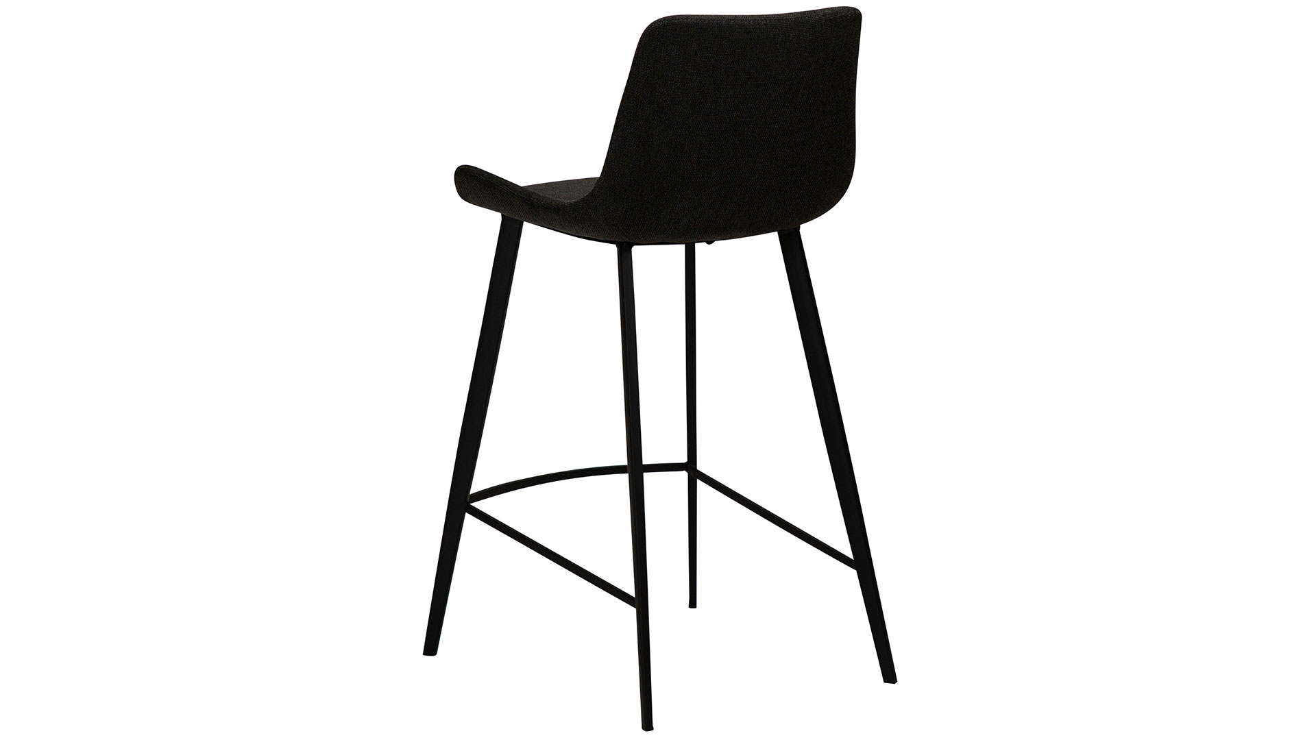 Hype barstol counter svart/svart tyg