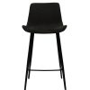 Hype barstol counter svart/svart tyg