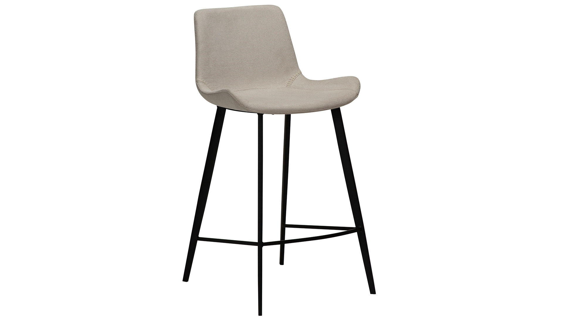 Hype barstol counter svart/sand tyg