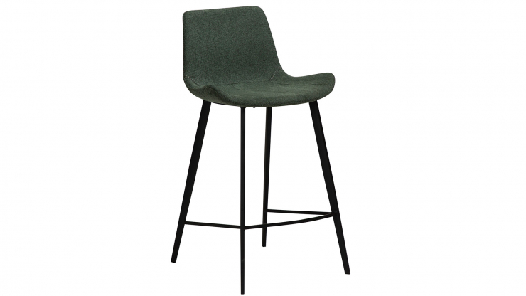 Hype barstol counter svart/sage tyg
