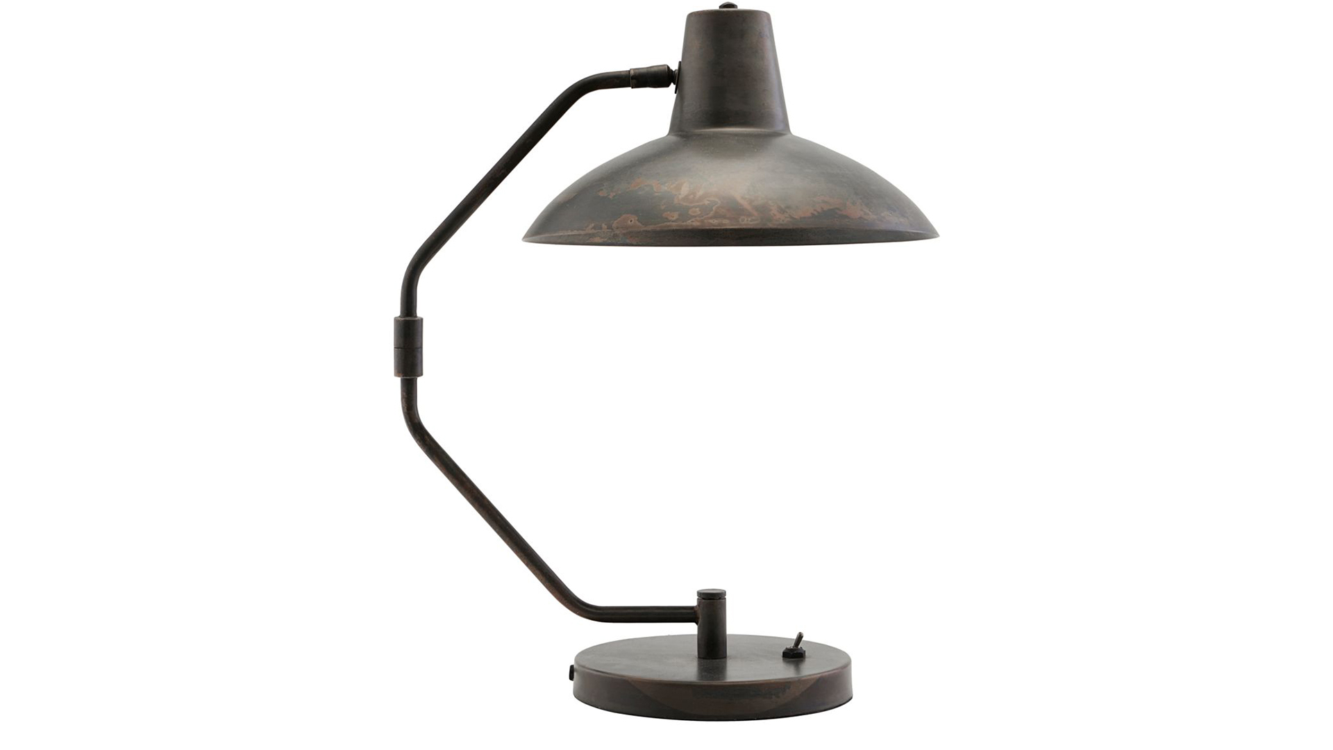 Desk bordslampa antikbrun