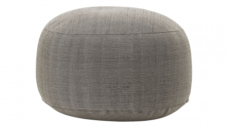 Tabi puff/pall rund brun