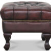 Chesterfield Aberdeen pall läder oxblod