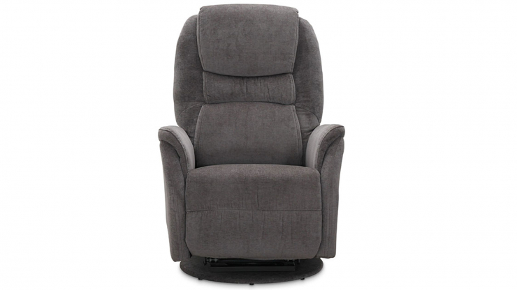 Oslo fåtölj snurr lift-up Austin antracitgrå