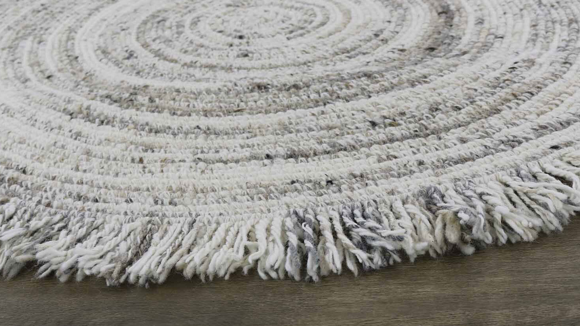 Slite rund matta natur 100cm