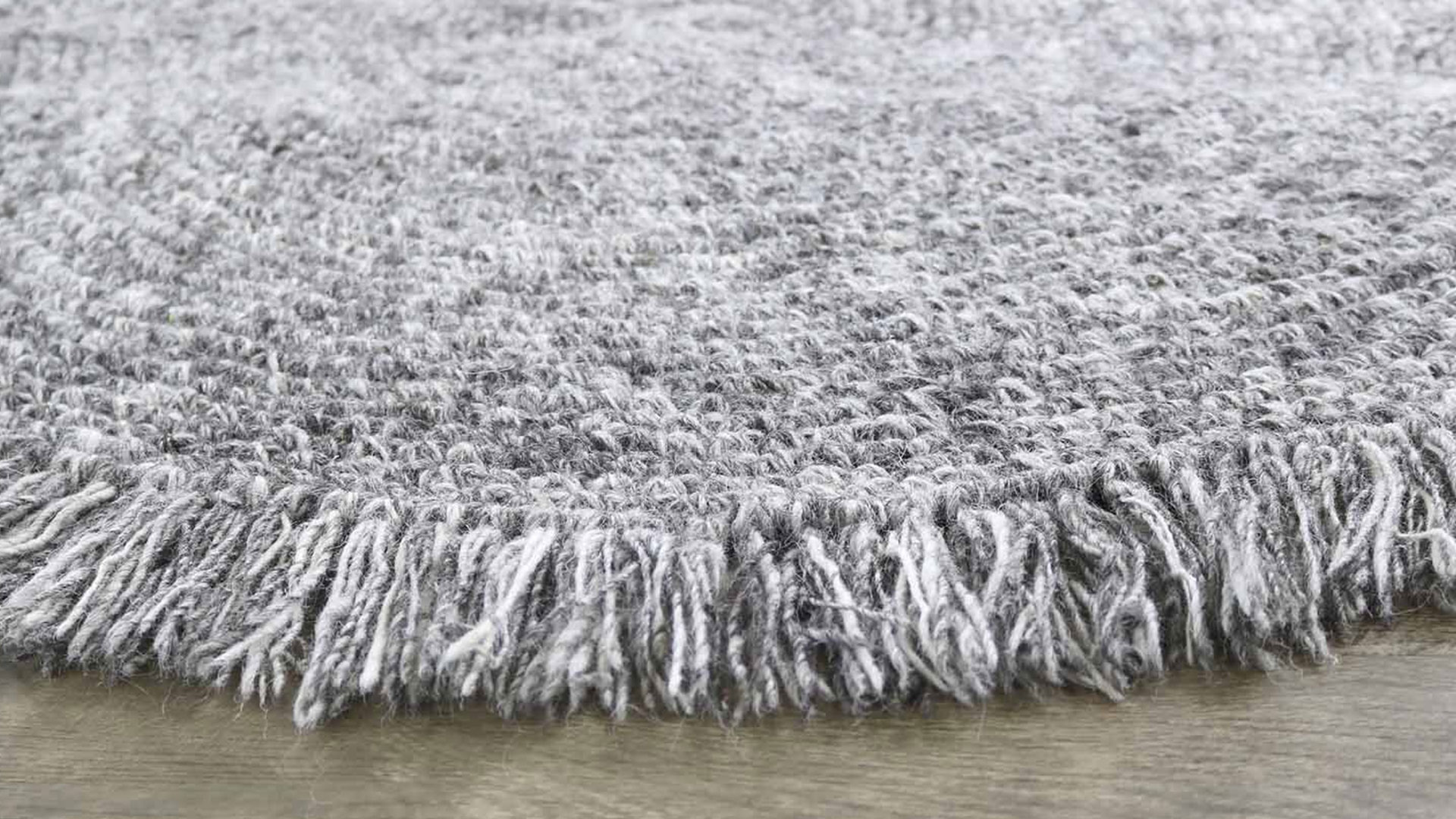 Slite rund matta silver 100cm