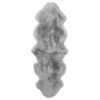 LA10222 Gently fårskinn light grey dubbel