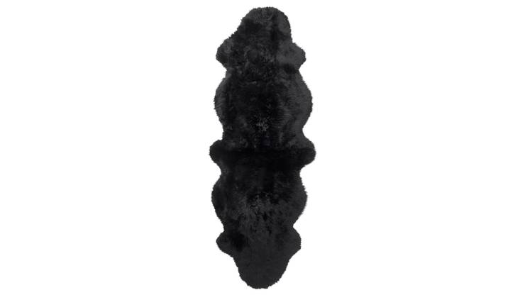 Gently fårskinn black 2 set
