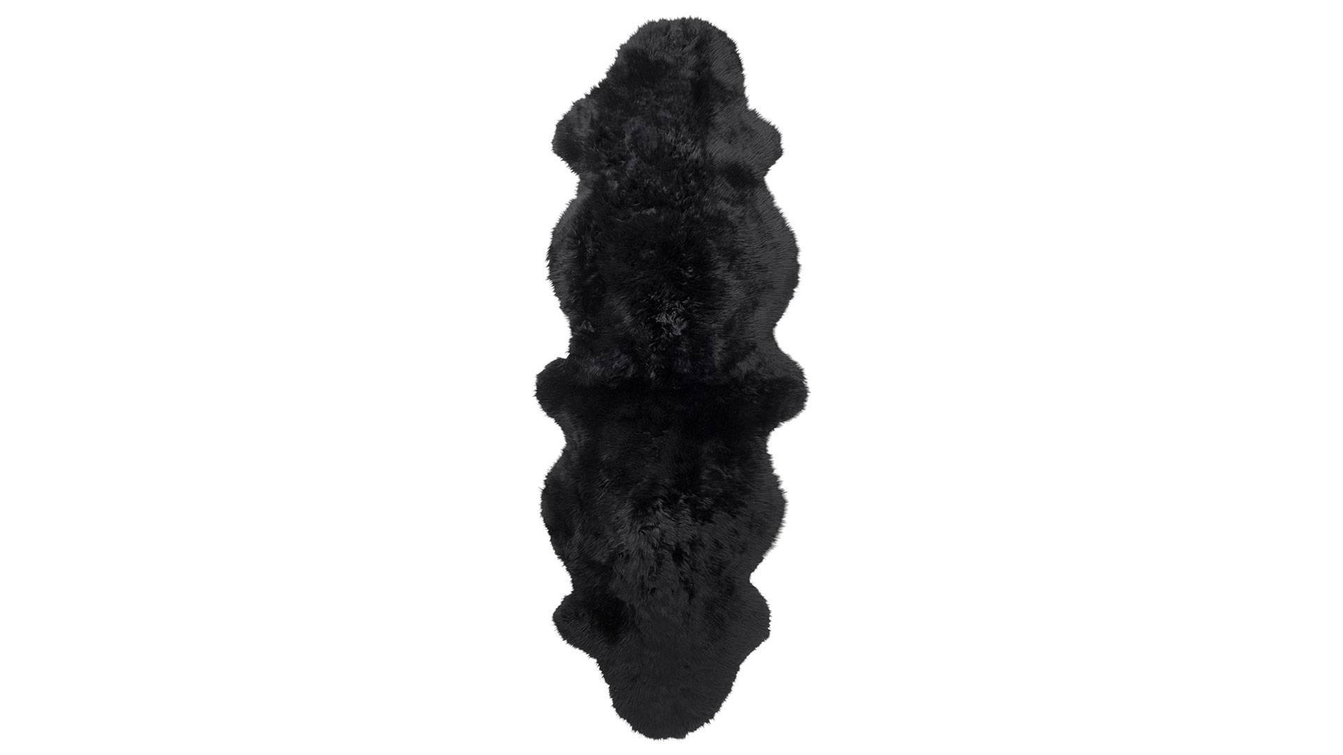 Gently fårskinn black 2 set