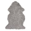 Curly fårskinn natural grey