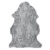 Curly fårskinn charcoal