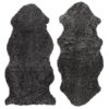 Curly fårskinn dark grey 1,5 set